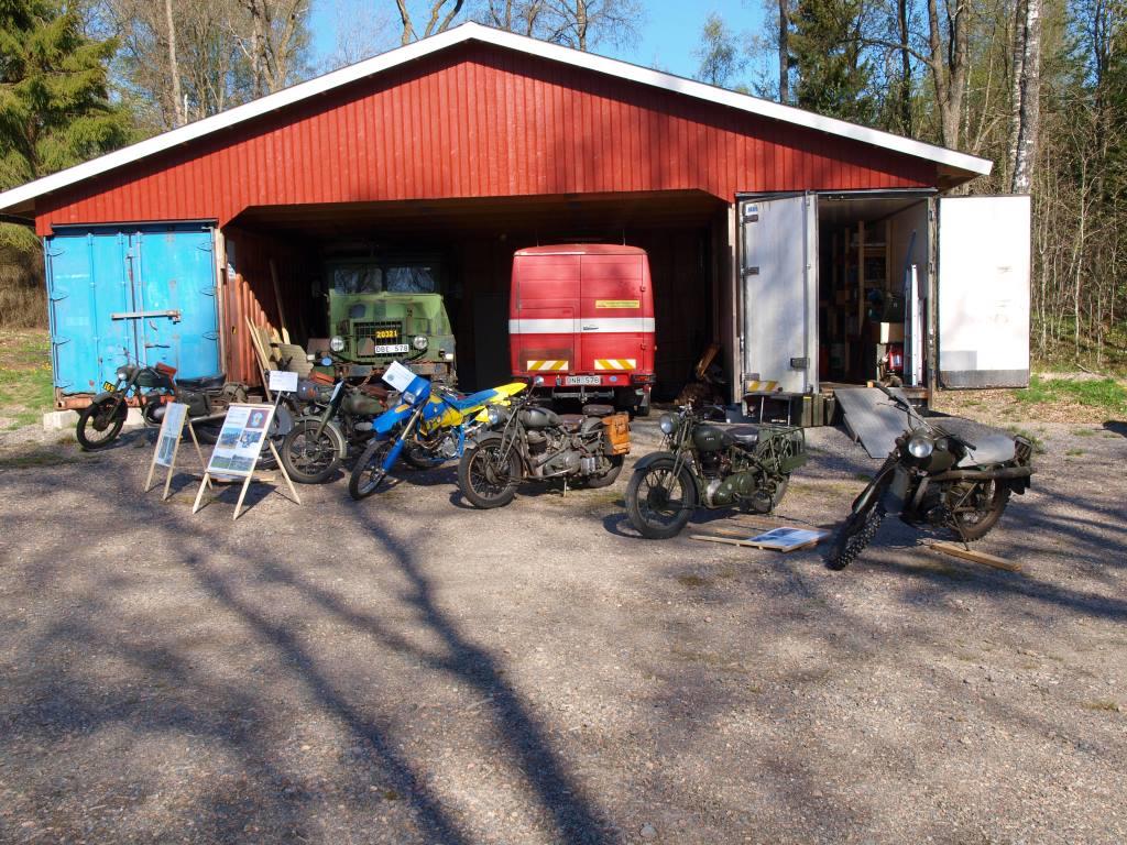 Skepplanda Hemvärns- och Kulturförenings motorcyklar.